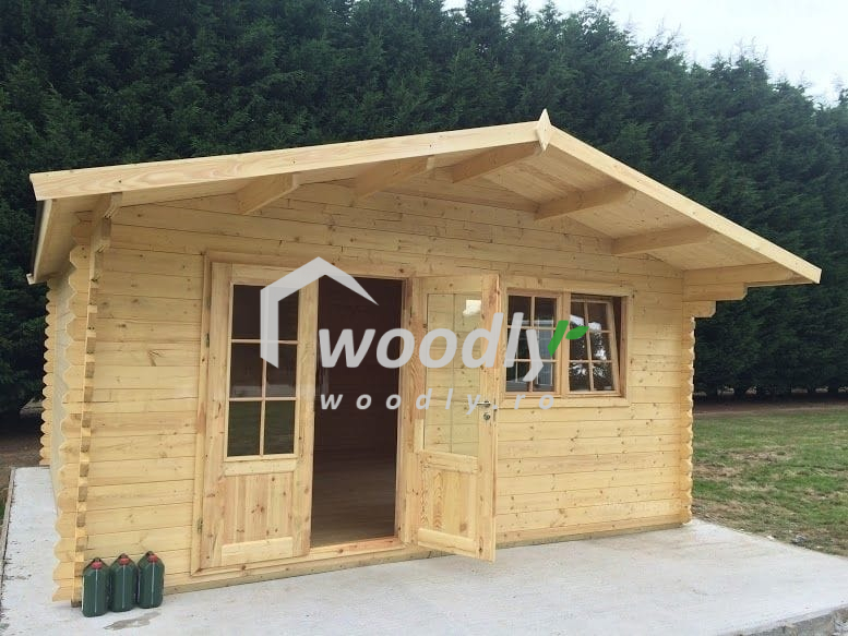 Clienti Cabană din lemn de pin nordic NATURA