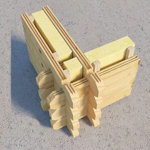 Perete Dublu 34mm + Izolație + 34mm