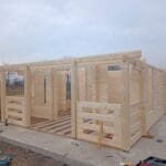 Montaj casa din lemn ROYAL Valcea