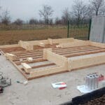 Montaj casa din lemn ROYAL Valcea