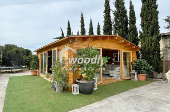 Foto client Casa din lemn pentru relaxare 30mp, MIA