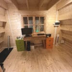 Casa lemn 37mp, terasa, mansarda, balcon, TIP A