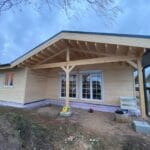 Casa lemn 68 mp, 6 camere, perete dublu, ADELE