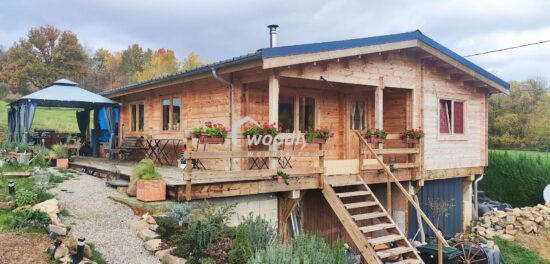 Casa lemn 78mp, terasa 15mp, 5 camere, LINDA