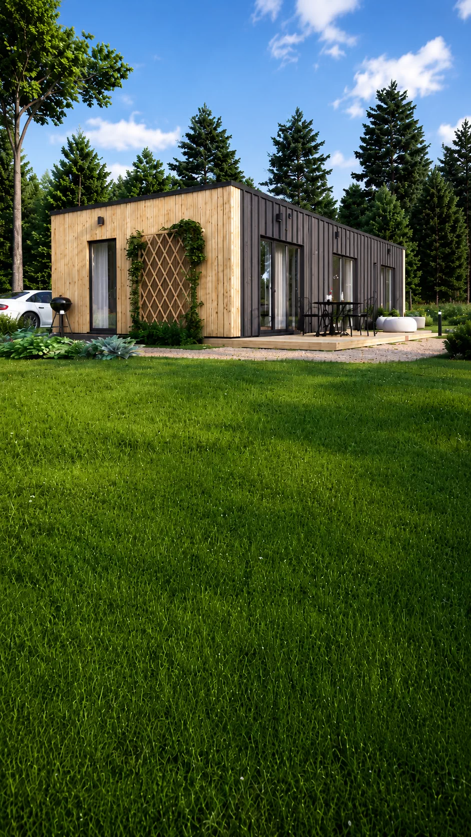 Casa din lemn modulara Bella 1