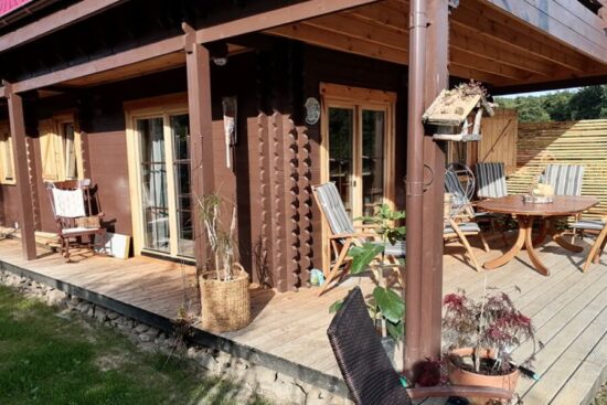 foto client Casa din Lemn Izolata 100 mp cu mansarda si terasa, AURA