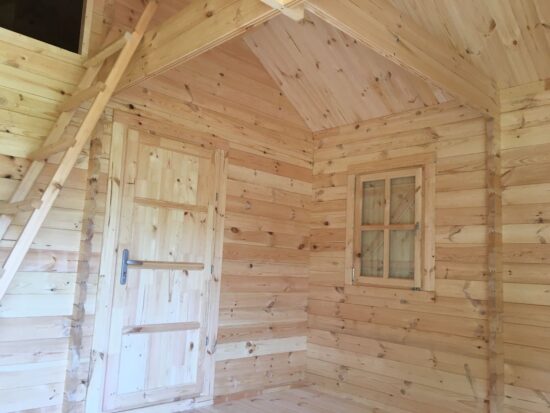 Foto client Cabana din lemn izolata cu mansarda SCOOT