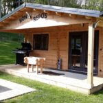 Poza client Casa din Lemn 36mp, veranda, 2 camere, perete unic de 44mm, 6x6m, CAMILA