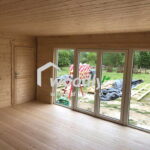 Casa din lemn moderna 47mp Premium
