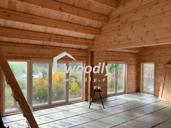 Casa de lemn izolata din Pin Nordic Adaline