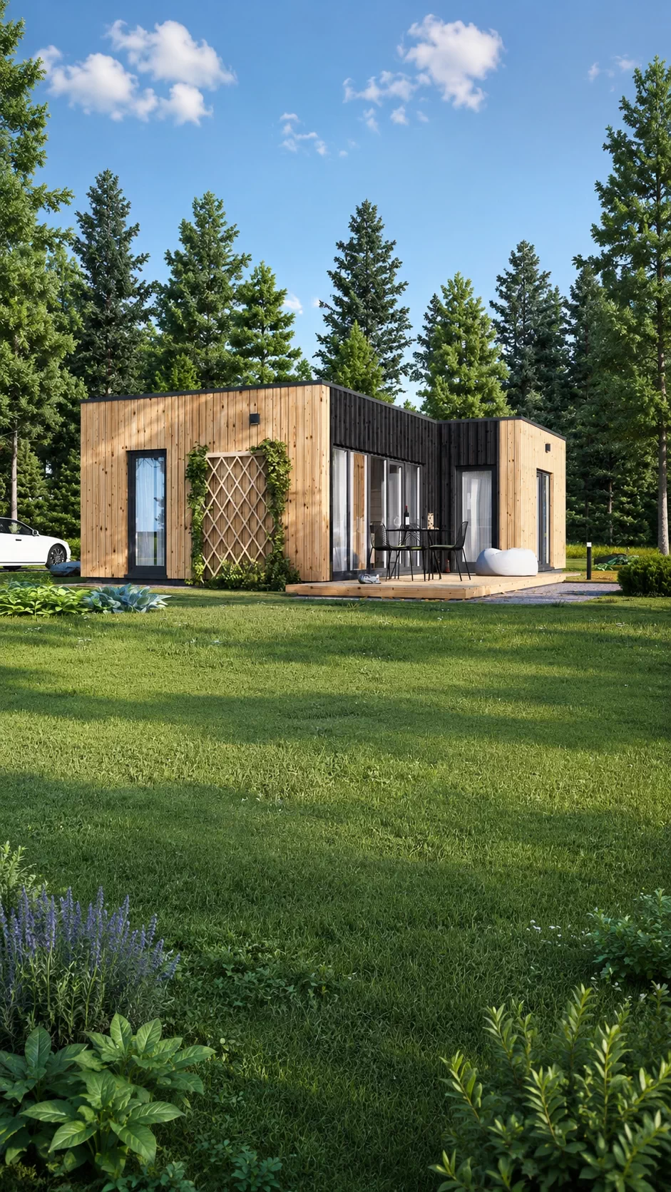casa lemn modulara Lucia 1
