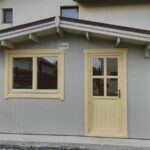 Foto client Căsuță de grădină din lemn 12 mp, izolată, vopsită și montată de Woodly în Ilfov  