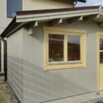 Foto client Căsuță de grădină din lemn 12 mp, izolată, vopsită și montată de Woodly în Ilfov  