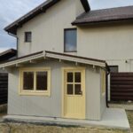 Foto client Căsuță de grădină din lemn 12 mp, izolată, vopsită și montată de Woodly în Ilfov  