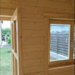 Foto client Căsuță de grădină din lemn 12 mp, izolată, vopsită și montată de Woodly în Ilfov  