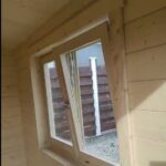 Foto client Căsuță de grădină din lemn 12 mp, izolată, vopsită și montată de Woodly în Ilfov  