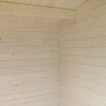 Foto client Căsuță de grădină din lemn 12 mp, izolată, vopsită și montată de Woodly în Ilfov  