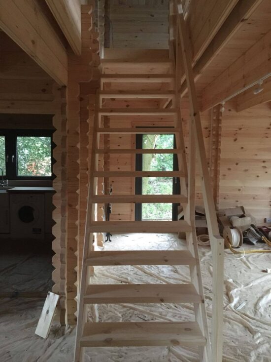 Foto client 1 casa din lemn izolata cu mansarda Langon