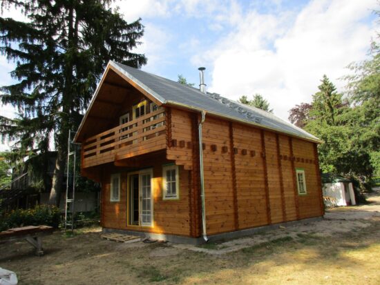 Foto client 1 casa din lemn izolata cu mansarda Langon