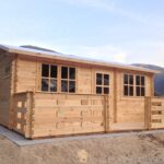 foto client casa din lemn cu terasa ALTURA