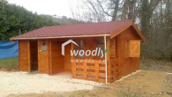 Foto client cabana din lemn izolata 30 mp Nanates