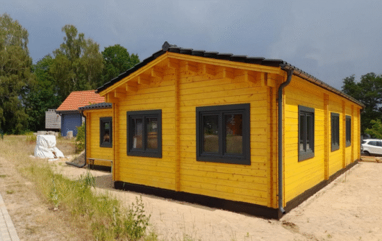 Foto client Casa din lemn izolata 72 mp modificată Berta