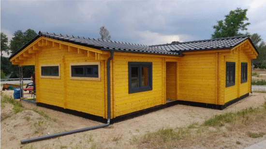 Foto client Casa din lemn izolata 72 mp modificată Berta