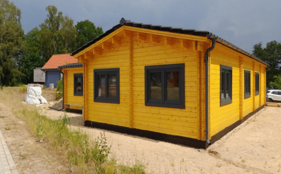 Foto client Casa din lemn izolata 72 mp modificată Berta
