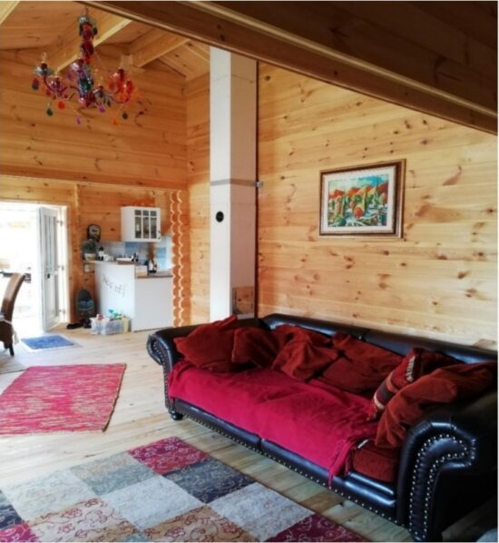 Foto client Casă din lemn izolată cu 2 dormitoare, living, 2 băi, 103mp, LIMOGES