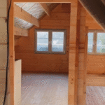 Foto client Casă din lemn cu mansardă, 170 mp Ingrid