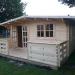 Foto client Casuță de grădină din lemn cu terasă Wissous