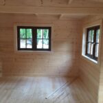 Foto client Casă din lemn izolată, 60mp, Fill