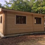 Foto client Casă din lemn izolată, 60mp, Fill