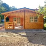 Fotografie client Cabana din lemn 28mp + 7 mp terasa acoperita Olivia