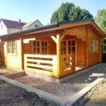 Fotografie client Cabana din lemn 28mp + 7 mp terasa acoperita Olivia