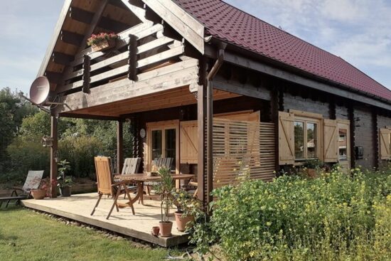 foto client Casa din Lemn Izolata 100 mp cu mansarda si terasa, AURA