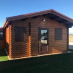 Poza client Casă din lemn, 44mp, 3 camere, 6x8m, perete unic de 44mm pin nordic, DIANA