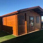 Poza client Casă din lemn, 44mp, 3 camere, 6x8m, perete unic de 44mm pin nordic, DIANA