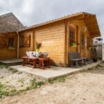 Poza client Casă din lemn, 44mp, 3 camere, 6x8m, perete unic de 44mm pin nordic, DIANA