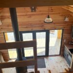 Casă din Lemn izolată cu mansarda 39 mp + terasa acoperite 13mp, 3 camere, baie, perete dublu de 44mm + Izolație + 20mm, 5x9m, AGATA