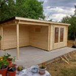 Casuta de Gradina din Lemn 14mp Larisa, montaj realizat de Woodly