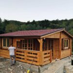 Alesd, Bihor, montaj casa din lemn OLIVIA