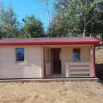 Baia Mare, Maramures, montaj casuta din lemn NANTES 28 mp