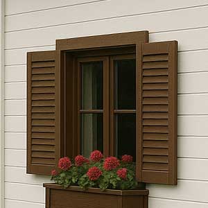 Obloane lemn decorative