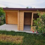 Căsuță de grădină din lemn la cheie, LARISSA, modulară, 14mp,