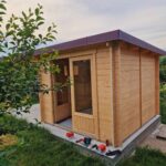 Căsuță de grădină din lemn la cheie, LARISSA, modulară, 14mp,