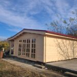 Montaj casuta de gradina din lemn, model MIA, 30mp +terasa, in Iasi