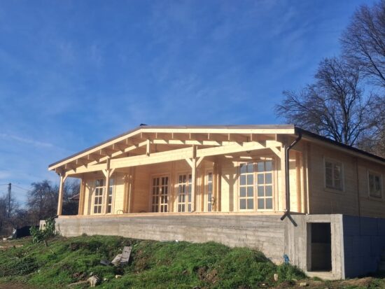 Dambovita montaj casa lemn Riviera 120mp