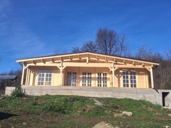 Dambovita montaj casa lemn Riviera 120mp