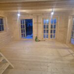 Caianu, Cluj - Montaj casă din lemn modulara, izolată, cu mansarda, Aura, 130 mp